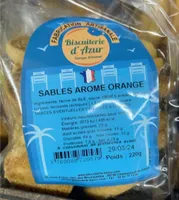 Sablés arôme orange