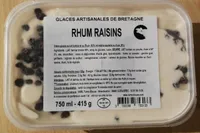 Glace Rhums raisins