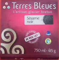 Crème glacée a la pâte de sésame noire