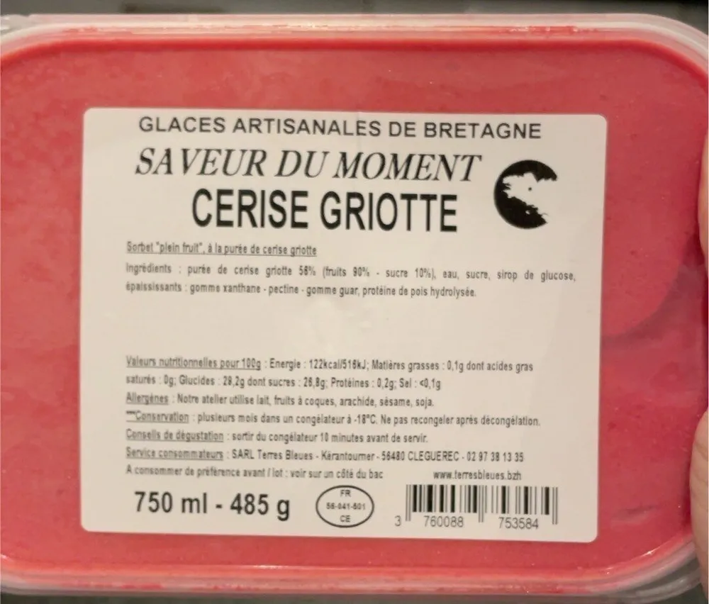 Glaces artisanales de Bretagne - Mangue