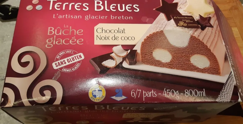 Bûche glacée Chocolat-noix de coco