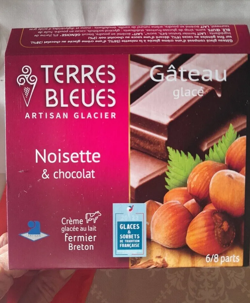 Gâteau glacé noisette.et chocolat