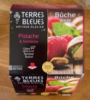 Bûche glacée Pistache framboise