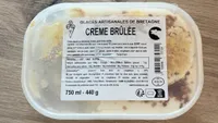 Glace crème brûlée