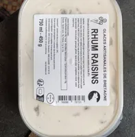 Glaces rhum raisins