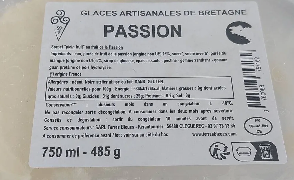 Glace artisanale de Bretagne passion
