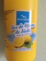 Jus de Citron de Sicile à base de concentré