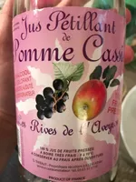 Jus pétillant pomme cassis