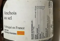 Anchois au sel
