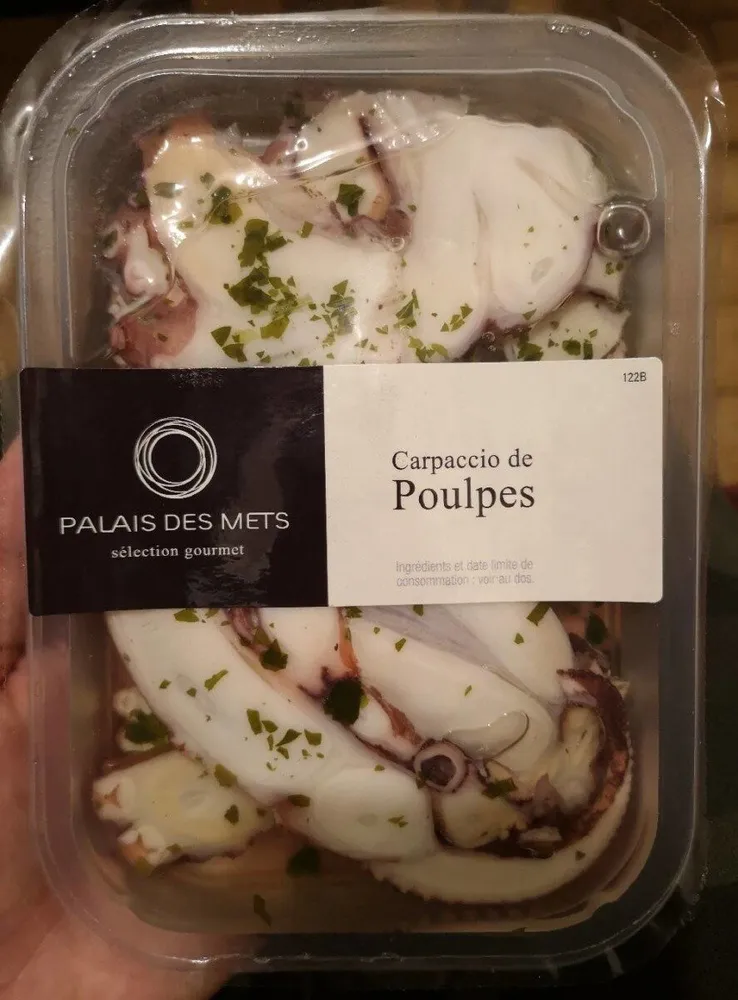 Carpaccio de Poulpes
