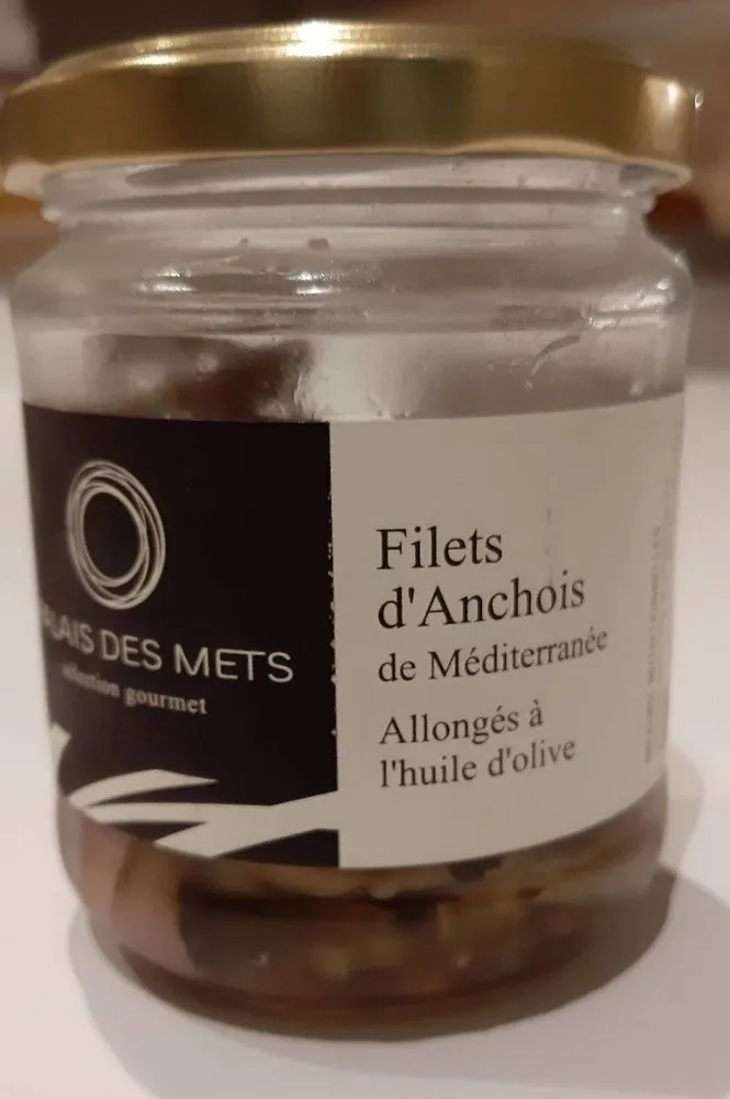 Filets d'anchois de Méditerranée