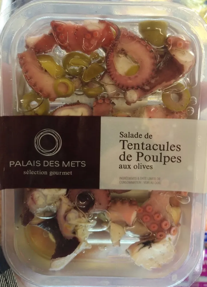 Salade de Tentacules de Poulpes aux olives