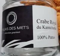Crabe royal du kamtchatka 100%pattes