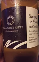 Soupe de moules au corail d'oursin