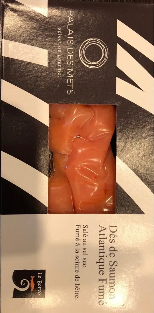 Dés de saumon Atlantique Fumé