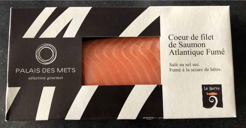 Coeur de filet de saumon atlantique fumé