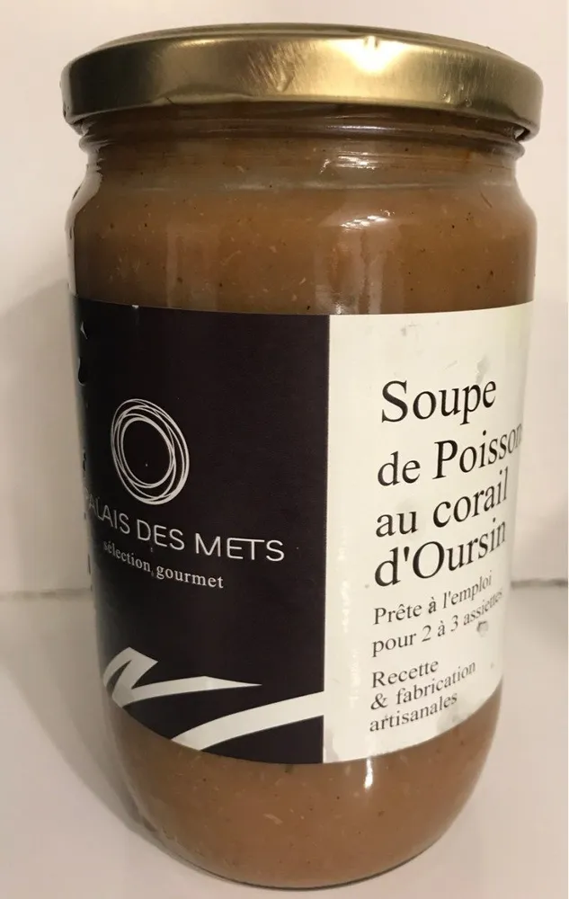 SOUPE DE POISSONS AU CORAIL D'OURSIN