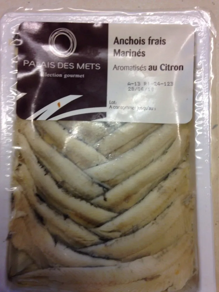 Anchois frais marines