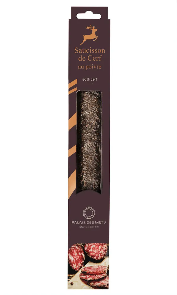 Saucisson de Cerf au poivre