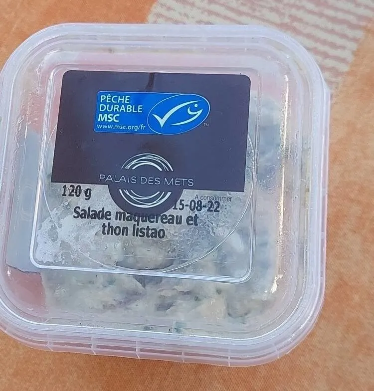 Salade maquereau et thon listao
