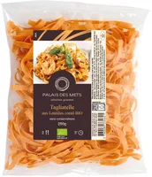 Tagliatelle aux lentille corail bio
