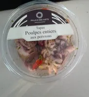 Tapas Poulpes entiers aux poivrons