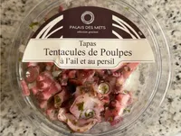Tapas Tentacules de Poulpes à l'ail et au persil