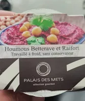 Houmous betterave et raifort