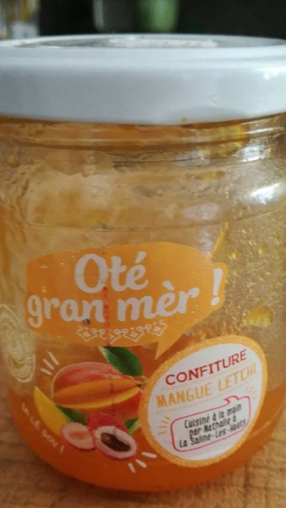 Confiture mangue letchi