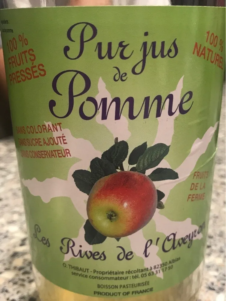 Pur jus de pomme