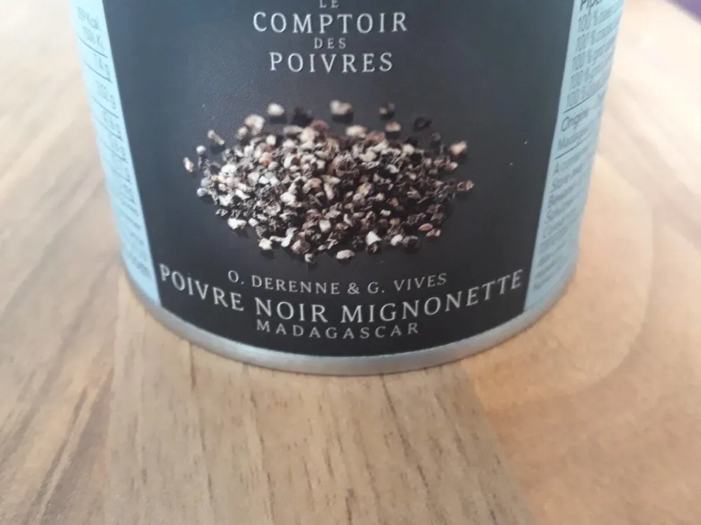 Poivre noir mignonette