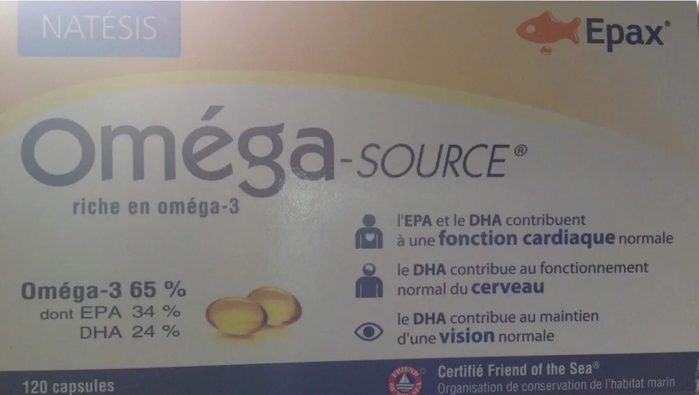 Oméga Source - 120 Gélules - Natésis