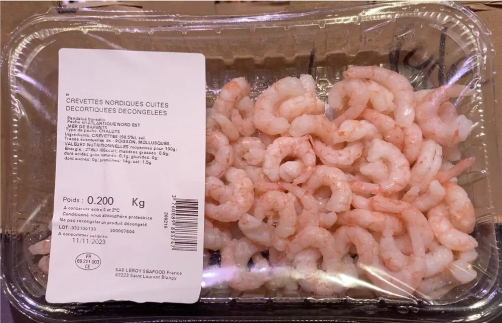 Crevettes nordiques