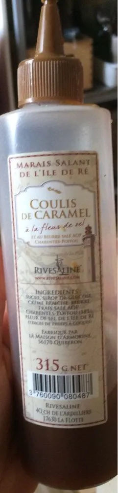 Coulis de caramel à la fleur de sel