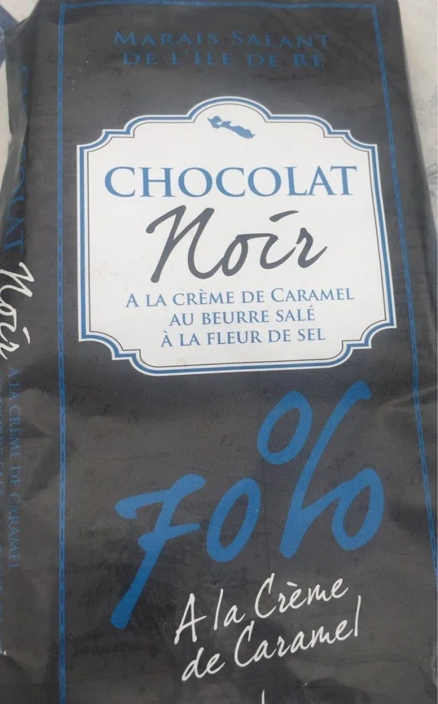 Chocolat noir au caramel