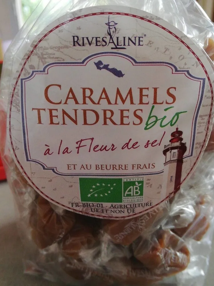 Caramels tendres bio à la fleur de sel et au beurre frais