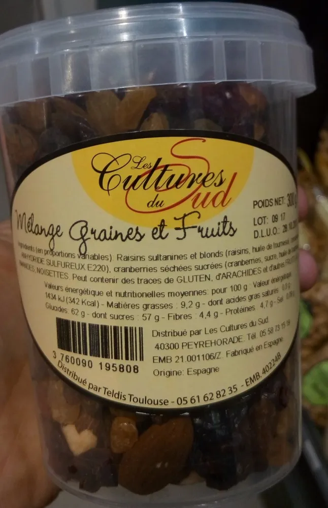 Mélange Graines et Fruits