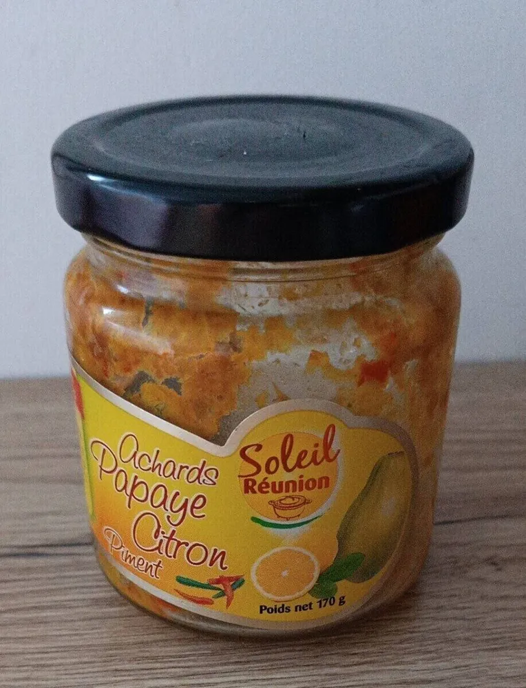 Achard papaye citron