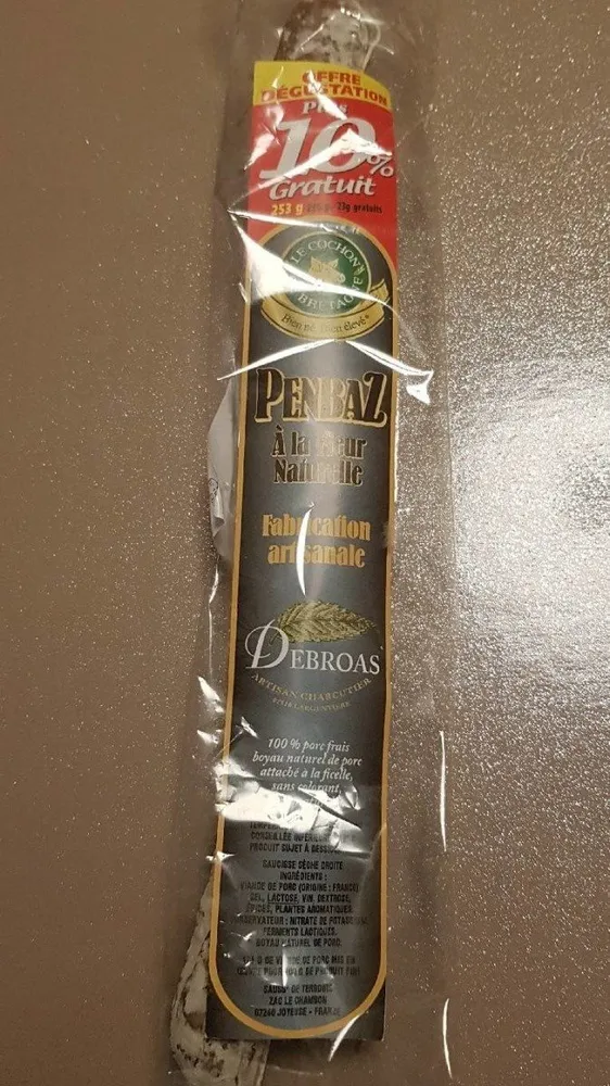Saucisse Seche Penbaz 230+23G GT