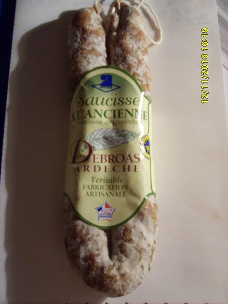 Saucisse sèche à l'ancienne