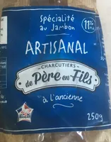Spécialité au jambon, artisanal