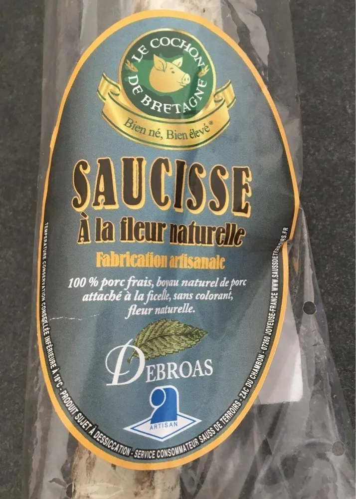 Saucisse à la fleur naturelle
