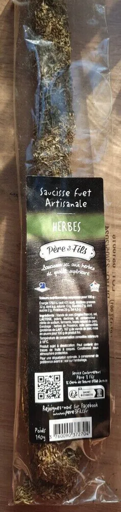 Saucisse furet artisanale