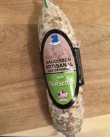 Saucisson artisanal des Cévennes aux noisettes