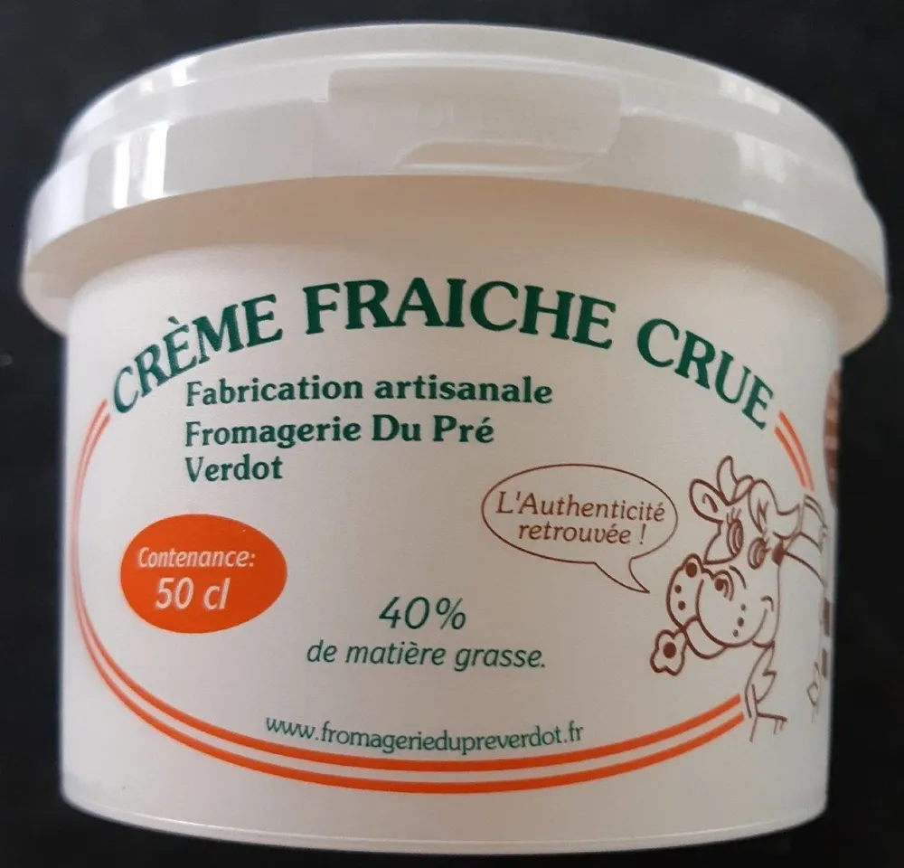 Crème fraîche crue