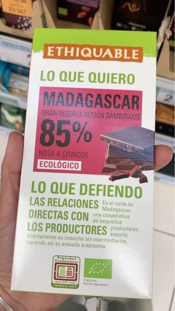 Chocolate 85% bio