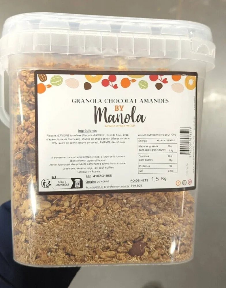 Granola chocolat amandes