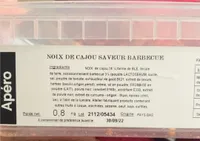 Noix de cajou saveur barbecue