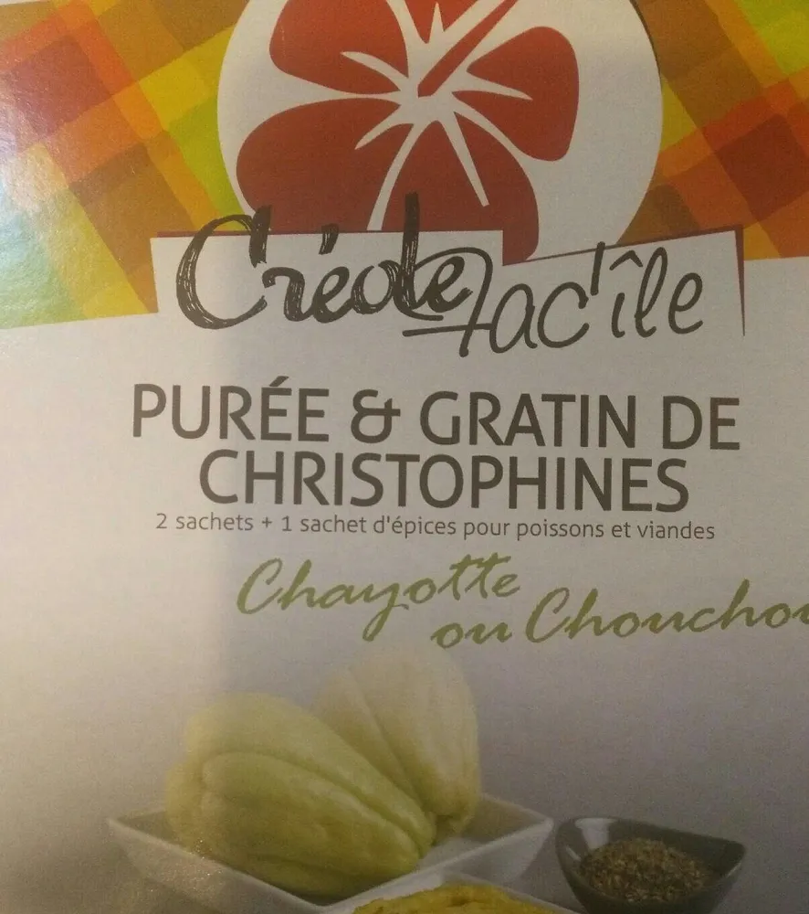 Purée et gratin de christophines