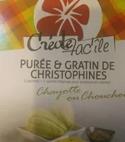 Purée et gratin de christophines